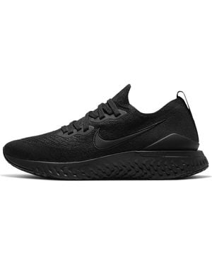Nike Epic React Flyknit 2 Running Trainers From Finish Line - Black
