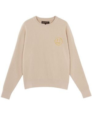 Drew House Mascot Waffle Jumper 'Cream' - Natural