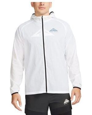 Nike Trail Aireez Lightweight Trail Running Jacket - White