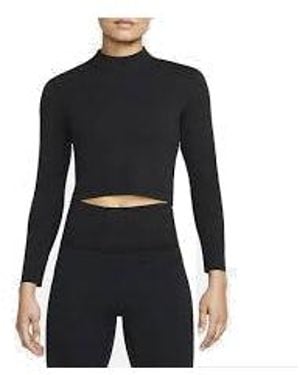 Nike (Wmns) Swoosh Long Sleeve Yoga T-Shirt - Black