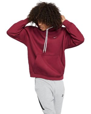 Nike Lab Solo Swoosh Hoodie - Red