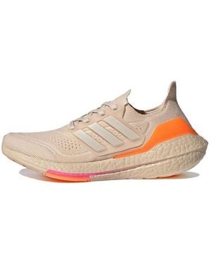 adidas (Wmns) Ultraboost 21 'Halo Ivory Ultra Pop' - Natural
