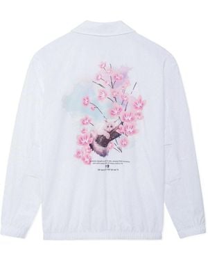 Li-ning Sakura Graphic Loose Fit Jacket - White