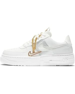 Nike (Wmns) Air Force 1 Pixel Chain' - White