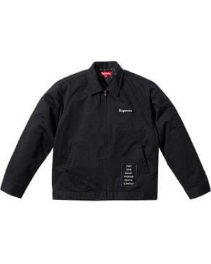 Supreme X The Crow Work Jacket - Blue