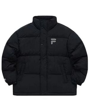 Fila Logo Printed Down Jacket - Black