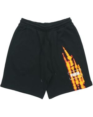 PUMA Casual Breathable Knit Shorts - Black