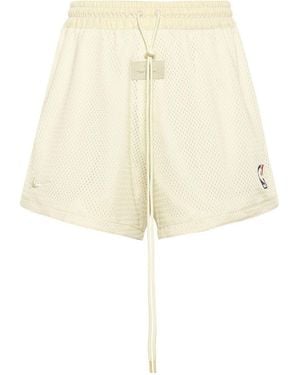 Nike X Fear Of God X Nba Basketball Shorts Creamy - Natural