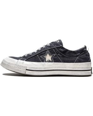 Converse (Wmns) One Star Ox Faith Connexion Dirty Shoes 565536C - Blue