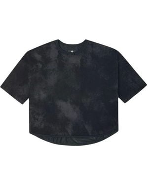 Converse (Wmns) Loose Mesh Breathable Short Sleeve - Black
