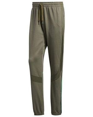 adidas Rose Cu Pnt Basketball Sports Long Trousers - Green