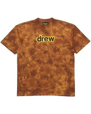 Drew House Secret T-Shirt Tie Dye' - Brown