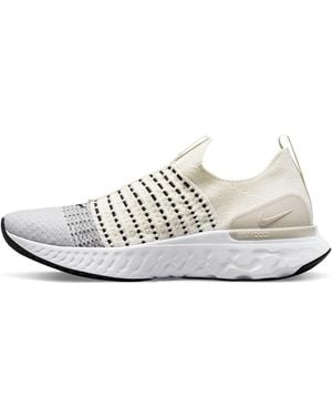 Nike React Phantom Run Flyknit 2 Road Running Shoes - White