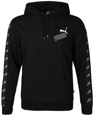 PUMA Amplified Printed Hooded Fleece - Black