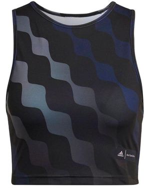 adidas (Wmns) X Marimekko Train Icons Print Tank Top - Blue