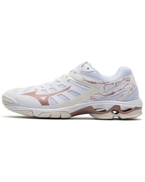 Mizuno (Wmns) Wave Voltage Rose' - White
