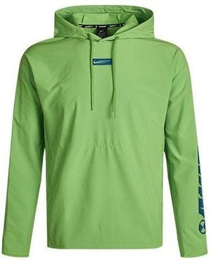 Nike Sport Clash Woven Training Pullover - Green