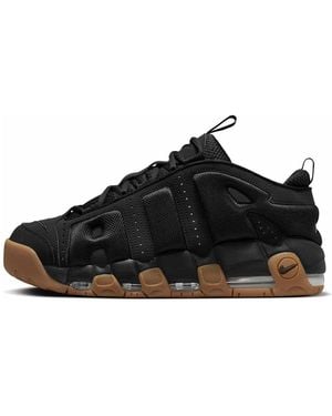 Nike Air More Uptempo Low Shoes - Black