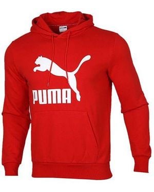 PUMA Classics Logo Hoodie - Red