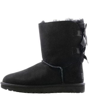 UGG (Wmns) Mini Bailey Bow Ii Boot Fleece Lined - Black