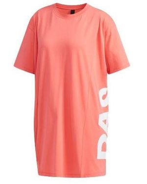 adidas (Wmns) Side Large Alphabet Printing Short Sleeve Lens - Pink