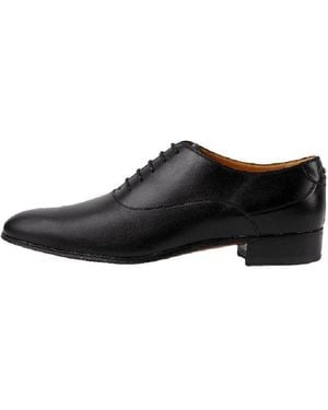 Gucci Lace-Up Shoe With Double G Leather' - Black