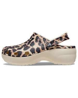 Crocs™ (Wmns) Classic Platform 'Leopard' - Brown