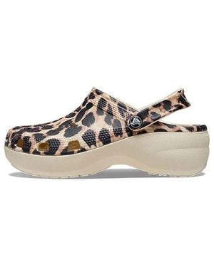 Crocs™ (Wmns) Classic Platform 'Leopard' - Brown