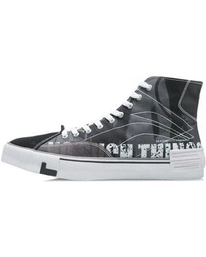 Li-ning Weiwu Canvas Hi Shoes - Black