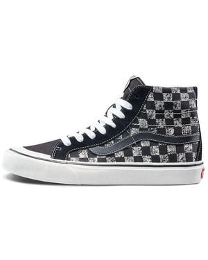 Vans Sk8-Hi Checkboard - Blue
