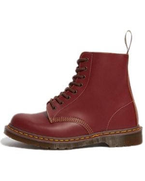 Dr. Martens 1460 8 Eye Boot Shoes - Red