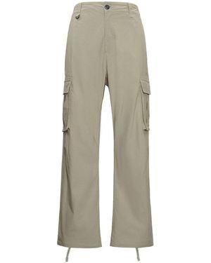 Nike Solid Colour Multiple Pockets Loose Cargo Casual Long Pants/Trousers Khaki - Grey