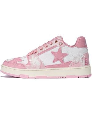 KAALIXTO Skateboarding Mid Cloud Stars' - Pink