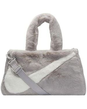 Nike Nsw Faux Fur Tote Bag - Gray