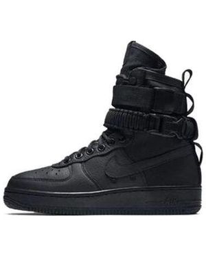 black air force high top womens