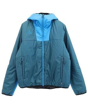 Nike Lab Acg Primaloft Hooded Jacket 'Midnight Turq Impblu' - Blue