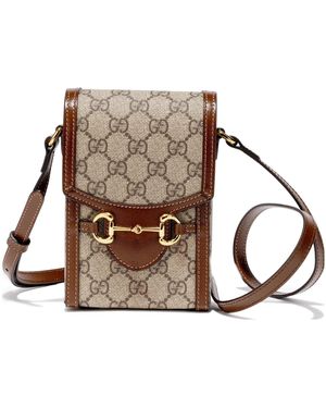 Gucci Horsebit 1955 Mini Bag - Brown