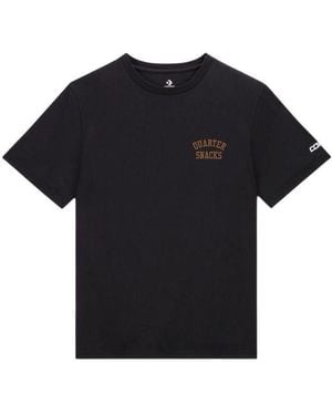 Converse Cons X Quartersnacks T-Shirt - Black