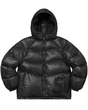 Supreme Hooded Down Jacket - Black