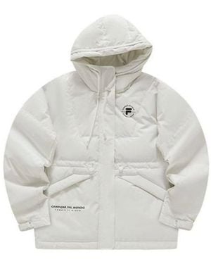 Fila (Wmns) Hooded Down Jacket - Metallic