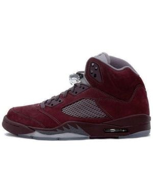 Nike 5 Retro Ls 'Burgundy' - Red