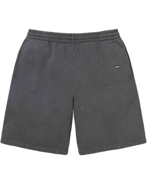 Supreme Overdyed Small Box Sweatshorts - Grey