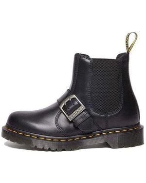 Dr. Martens Dr.Martens 2976 Buckle Pull Up Leather Chelsea Boots Pull Up' - Black