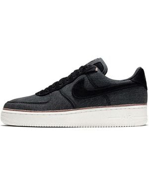 Nike X 3X1 Air Force 1 Low Premium Denim' - Black