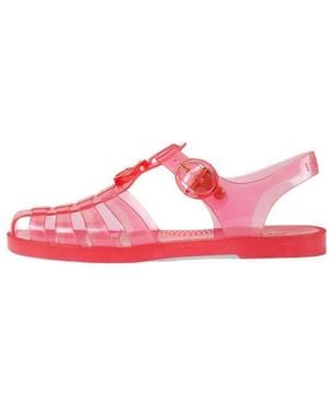 Gucci (Wmns) Gg Fisherman Sandal 'Deep Coral' - Pink
