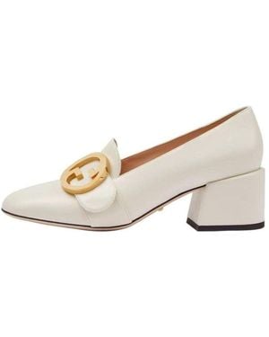 Gucci (Wmns) Blondie Pump Leather' - Natural