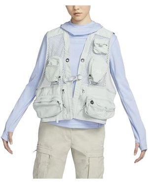 Nike Acg Buttles Vest 'Sliver' - Blue