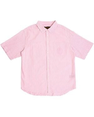 Drew House Seersucker Shirt 'Seersucker' - Pink