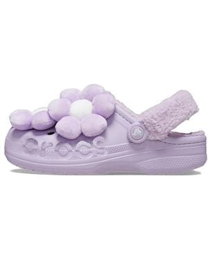 Crocs™ (Wmns) Baya Lined Fuzz Strap Singles Day - Purple