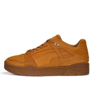 PUMA Slipstream Suede Trainers - Brown